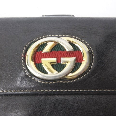 グッチ GUCCI インターロッキングG 長財布 二つ折り シェリーライン
