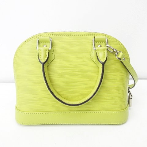 LOUIS VUITTON イエロー アルマBB エピレザーハンドバッグ