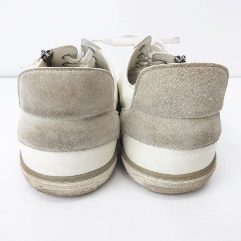 ルイヴィトン LOUIS VUITTON ダミエ スニーカー レザー サイドジップ