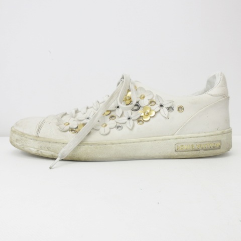 ルイヴィトン LOUIS VUITTON 18SS スニーカー ローカット 花 フラワー 