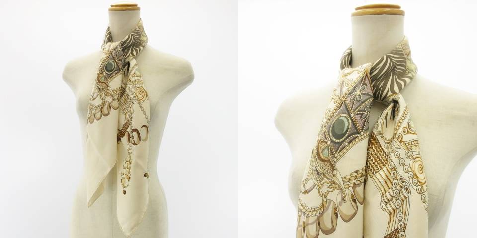 エルメス HERMES カレ90 TERRES PRECIEUSES 貴重な場所 スカーフ