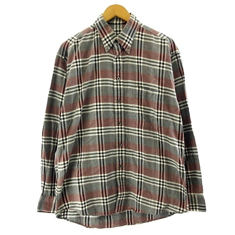 バーバリー ロンドン BURBERRY LONDON ノバチェック シャツ ボタン 
