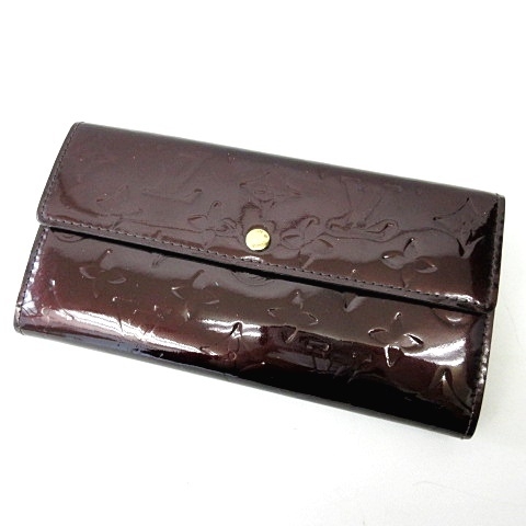 ルイヴィトン LOUIS VUITTON モノグラム・ヴェルニ ポルトフォイユ 
