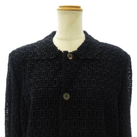 コムデギャルソン COMME des GARCONS AD1990 90's ヴィンテージ アーカイブ ケミカルレース ブルゾン ジャケット 刺繍 コットン GJ-11054S 紺 ネイビー S レディース の商品一覧 希少 ヴィンテージ AD1990レースワンピース コムデギャルソン 90s ひざ丈ワンピース
