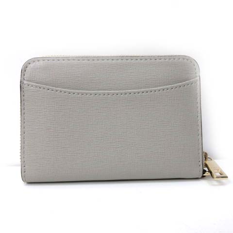 FURLA フルラ　コインケース　小銭入れ　グレー　ラウンドジップ　新品未使用 フルラ FURLA 美品 財布 小銭入れ コインケース ミニウォレット