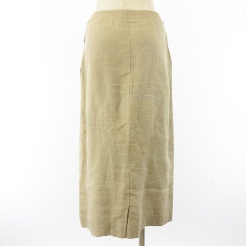 エルメス HERMES マルジェラ期 ひざ丈 スカート Hボタン ヘリンボーン  