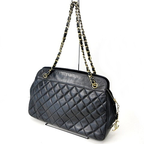 シャネル CHANEL ヴィンテージ マトラッセ ココマーク チャーム トート  