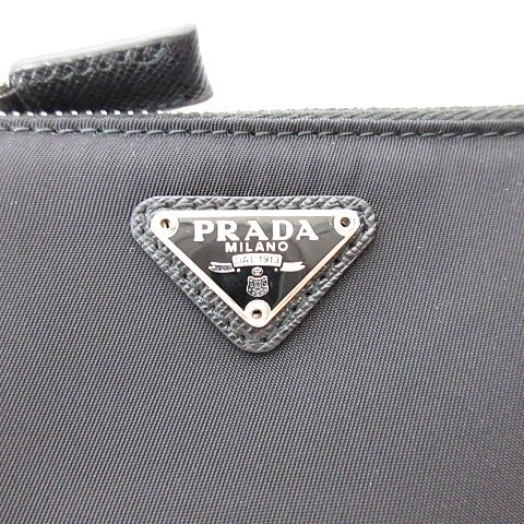 PRADA プラダ ケース 小物入れ 三角ロゴプレート がま口 ナイロン Yahoo!オークション - PRADA プラダ がま口 財布 ナイロン 三角