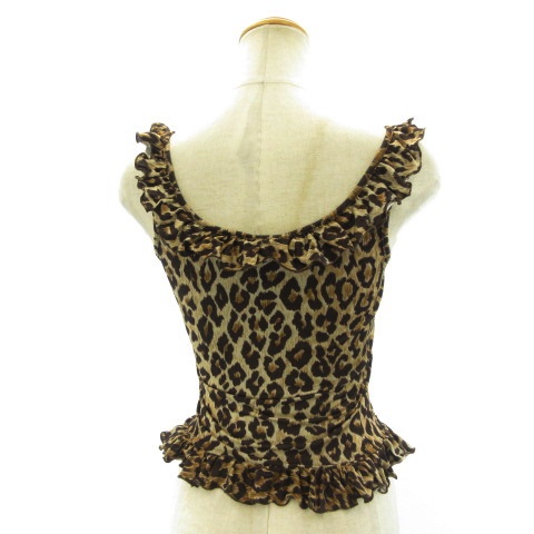 ディー&ジー ドルガバ ドルチェ&ガッバーナ D&G ヒョウ柄 ノースリーブ  