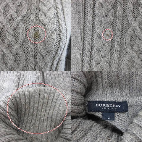バーバリー ロンドン BURBERRY LONDON ニット セーター タートルネック 