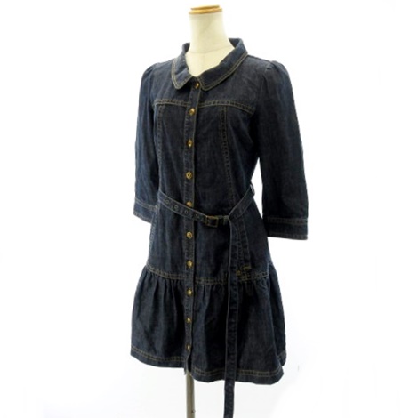 バーバリーブルーレーベル BURBERRY BLUE LABEL デニムワンピース  