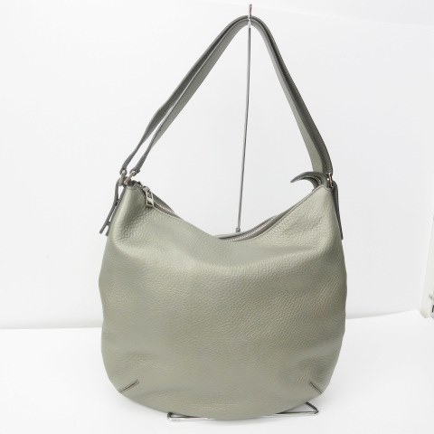 HIROFU グレー バッグ 限定品 HIROFU グレー レザートートバッグ