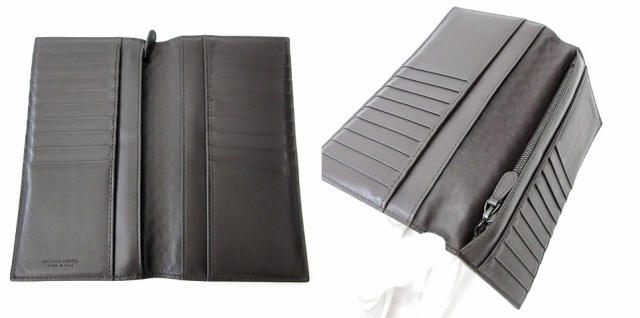 ボッテガヴェネタ BOTTEGA VENETA イントレチャート 長財布 二つ折り