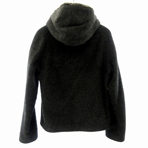 エンポリオアルマーニ EMPORIO ARMANI モヘア混 フェイクファー ジップ