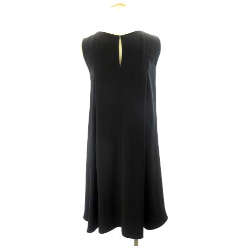 エストネーション Estnation ノースリーブ ワンピース Aライン フレア ドレス フォーマル 結婚式 黒 ブラック 36 約s レディース 122 ベクトルパーク