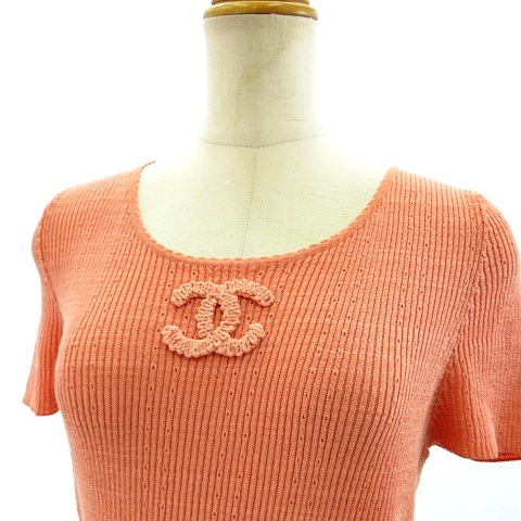 シャネル CHANEL ココマーク サマーニット 半袖 セーター コットン