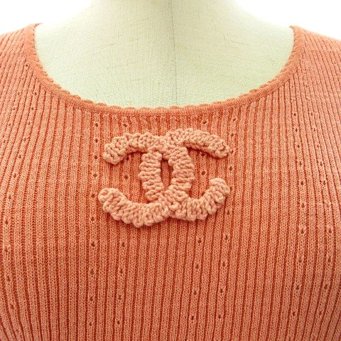シャネル CHANEL ココマーク サマーニット 半袖 セーター コットン 