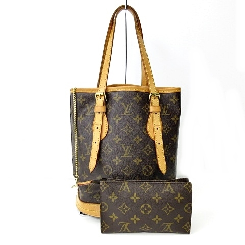 ルイヴィトン LOUIS VUITTON モノグラム プチバケット バケットPM 