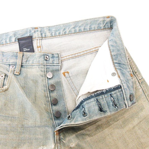 ディオールオム Dior HOMME 04SS エディ期 4EH1018288 アイスブルー 