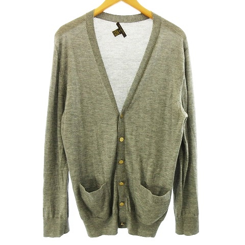 ルイヴィトン LOUIS VUITTON ロゴボタン カシミヤ シルク カーディガン  