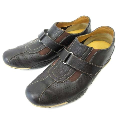 コールハーン COLE HAAN NIKE AIR メッシュ レザースニーカー ベルクロ 