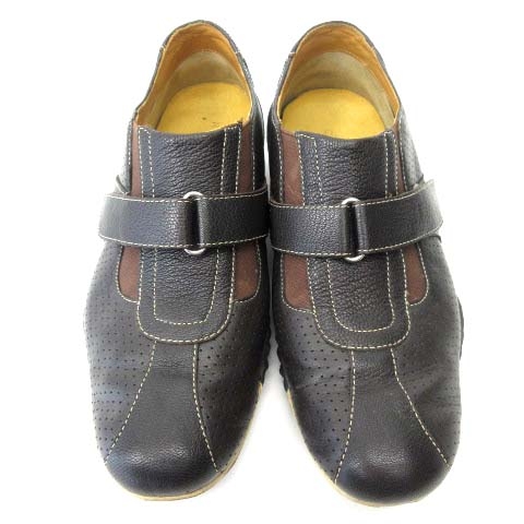 コールハーン COLE HAAN NIKE AIR メッシュ レザースニーカー ベルクロ 