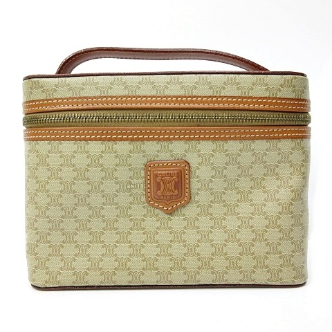 セリーヌ CELINE ヴィンテージ マカダム柄 バニティバッグ  