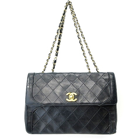 シャネル CHANEL マトラッセ ダブルチェーン ショルダーバッグ ココ