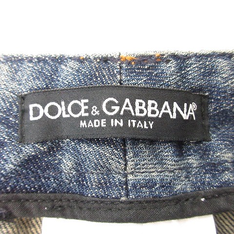 DOLCE & GABBANA ダメージデニムスカートサイズ42 ドルガバ