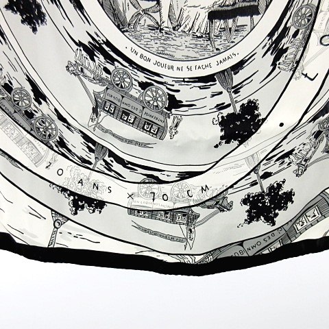 エルメス HERMES 希少 70周年記念 カレ70 JEU DES OMNIBUS ET DAMES 
