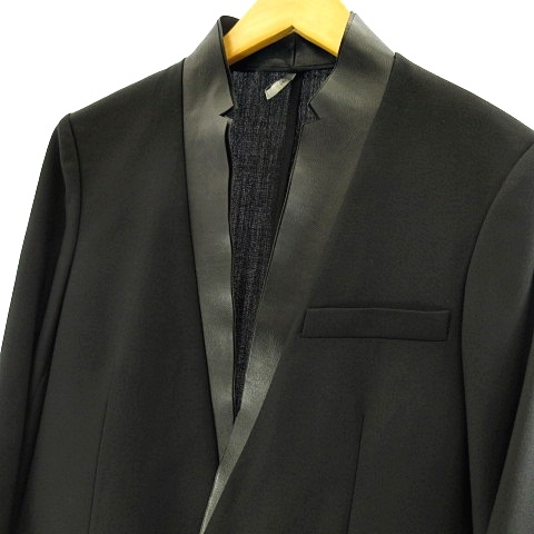 ディオールオム Dior HOMME 10SS テーラードジャケット レザーラペル 