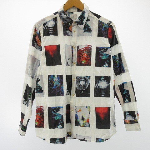 ポールスミス PAUL SMITH ブロッキンググラフィックプリントシャツ 総  
