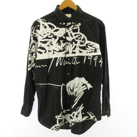 ポールスミス PAUL SMITH ペイント 総柄 シャツ ブラウス カットソー 