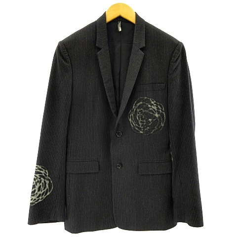 ディオールオム Dior HOMME 14AW テーラードジャケット 薔薇  