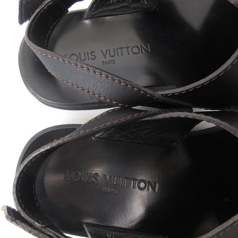 ルイヴィトン LOUIS VUITTON レザー クロスデザイン ストラップ 