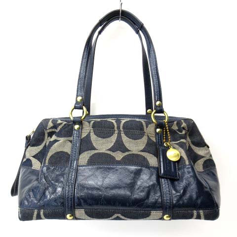 コーチ COACH 12551 ショルダーバッグ ボストン シグネチャー柄 