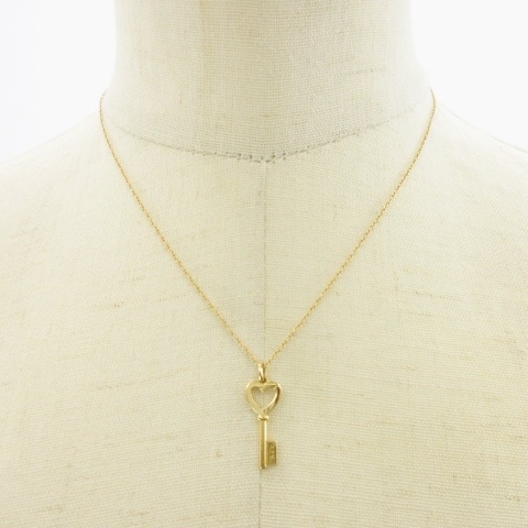 ティファニー TIFFANY & CO. 美品 ハートキー ペンダント ミニ 