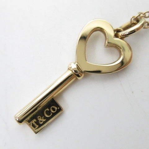 ティファニー TIFFANY & CO. 美品 ハートキー ペンダント ミニ 