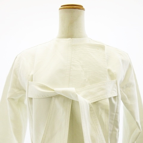 セリーヌ CELINE 16SS フィービー期 シルク混 ノーカラー ジャケット 