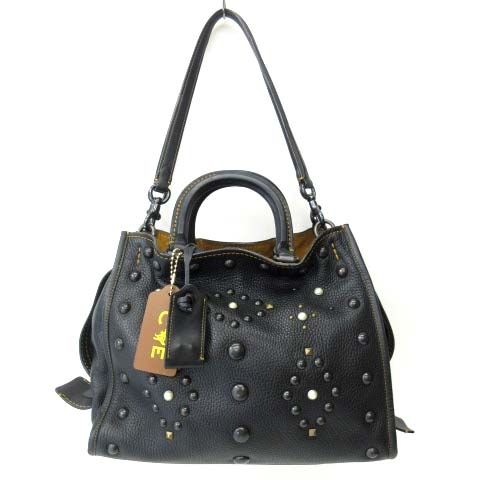 コーチ COACH 20315 ローグ グラブタン ペブル レザー 2WAY ショルダー  