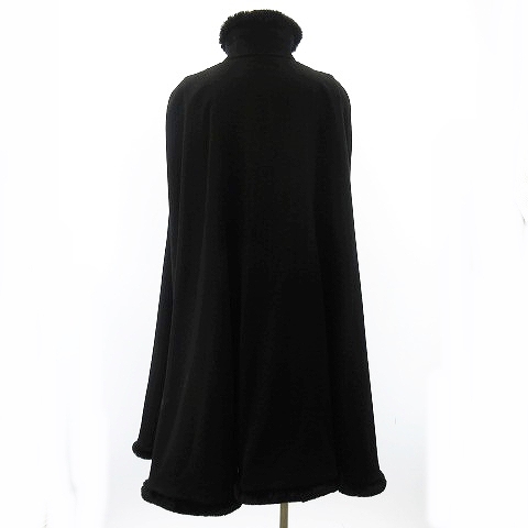 ジョルジオアルマーニ GIORGIO ARMANI 黒タグ カシミヤ100％ ファー 