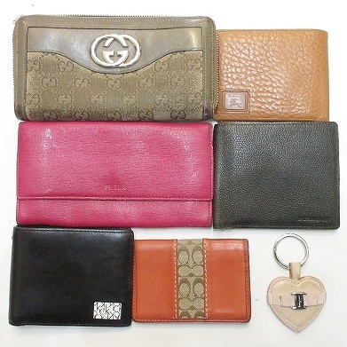 グッチ バーバリー カルバンクライン コーチ など 二つ折り 財布 長  