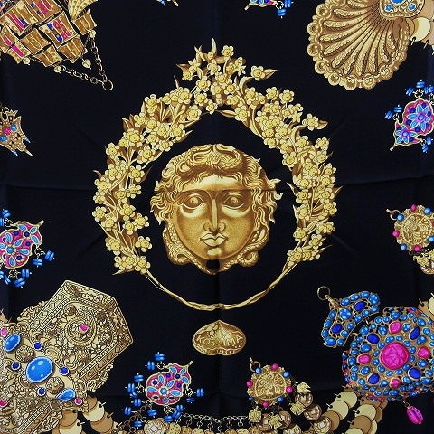 未使用品 エルメス HERMES カレ90 KOSMIMA 宇宙 スカーフ ストール  