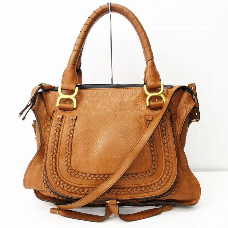クロエ CHLOE マーシー 2WAY ハンド トート ショルダー バッグ 011156 