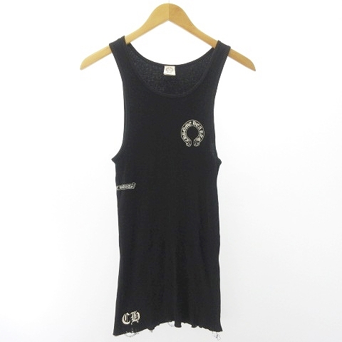 クロムハーツ CHROME HEARTS クロスプリント タンクトップ ロゴ 国内 