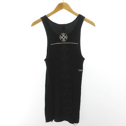 クロムハーツ CHROME HEARTS クロスプリント タンクトップ ロゴ 国内 