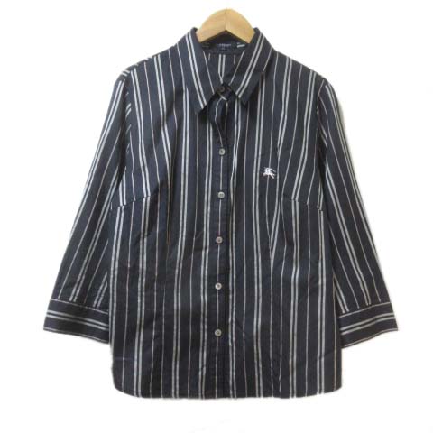 バーバリー ロンドン BURBERRY LONDON ブラウス シャツ 7分袖 七分袖