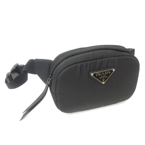 未使用品 プラダ PRADA タグ付き 1BL025 ナイロン ショルダーバッグ 