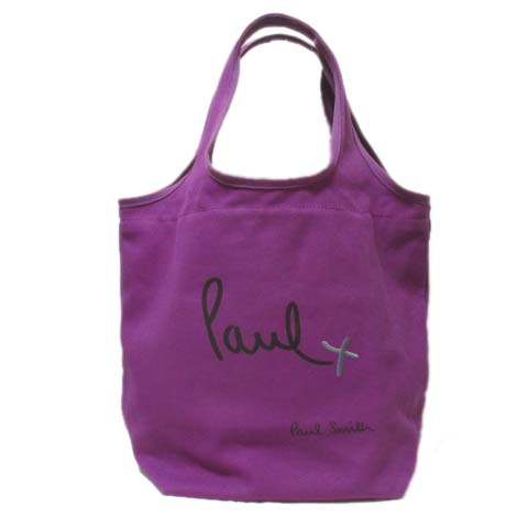 Paul Smith パープル トートバッグ 底鋲付 A4対応 軽量 - メルカリ