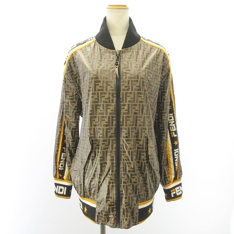 フェンディ FENDI × FILA 美品 ズッカ柄 リバーシブル ブルゾン  